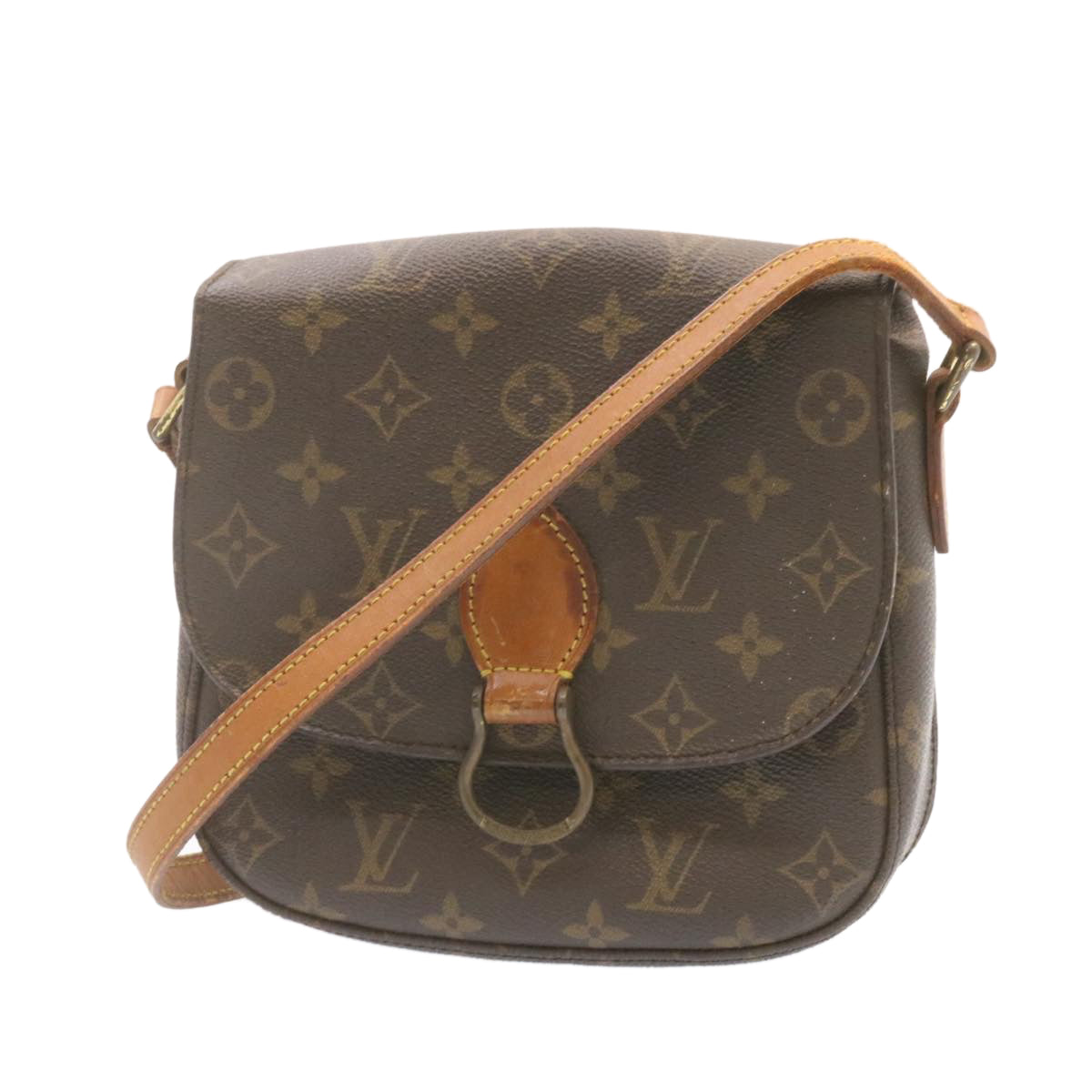 LOUIS VUITTON Monogram Saint Cloud MM Shoulder Bag M51243 LV Auth am1071g