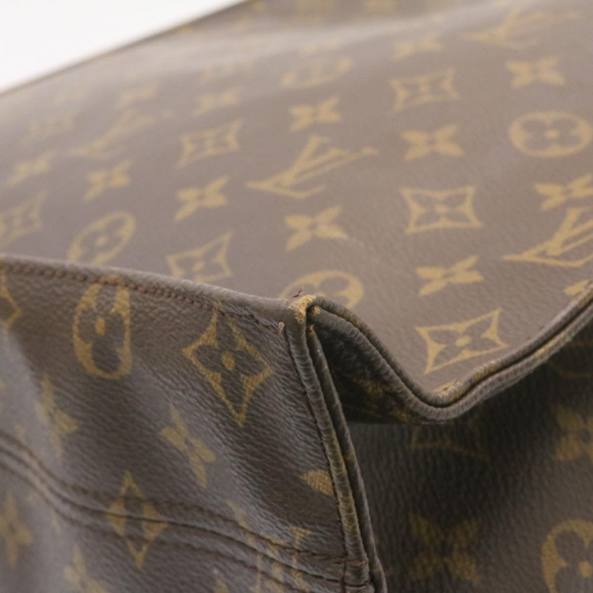 LOUIS VUITTON Monogram Sac Plat Hand Bag M51140 LV Auth am1080g