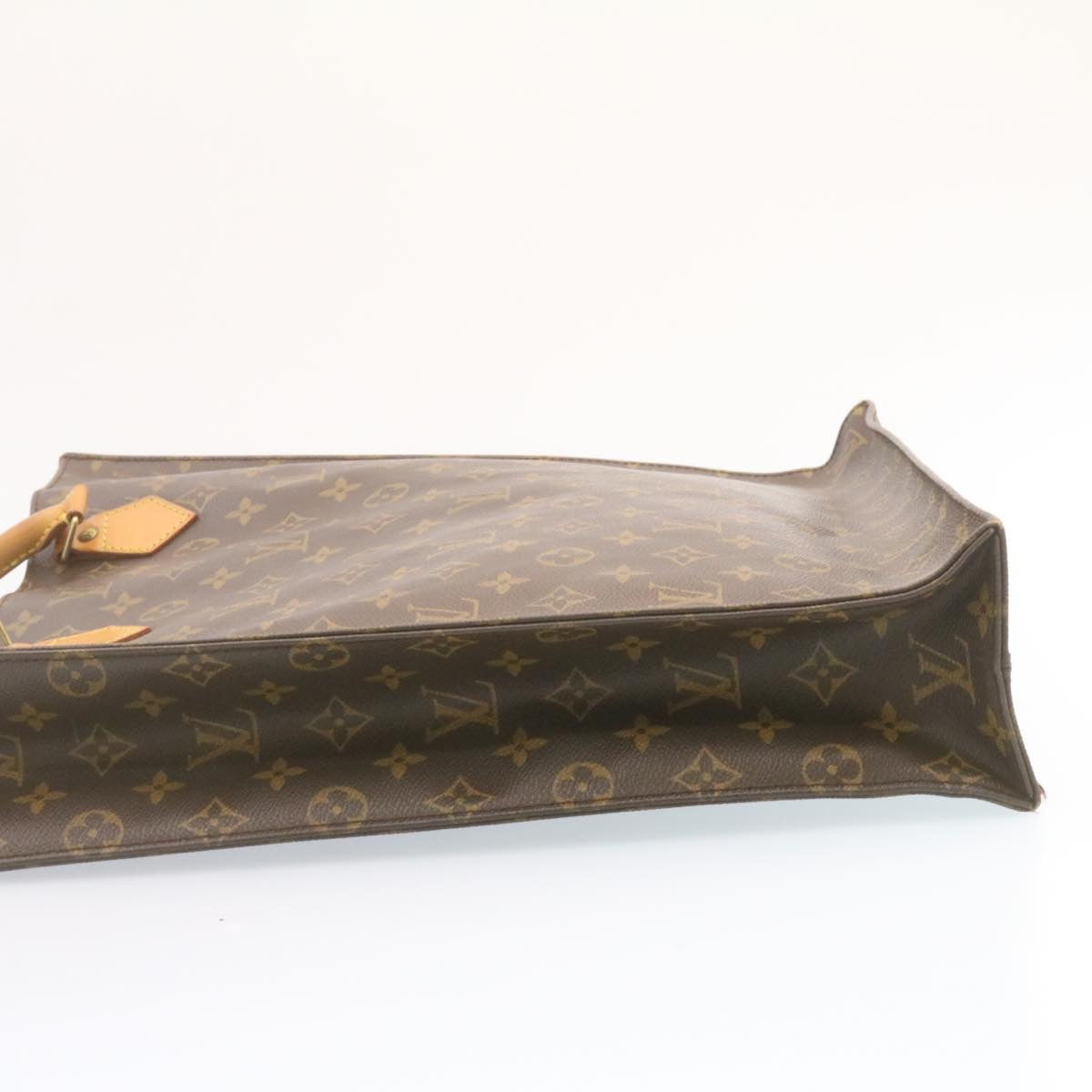 LOUIS VUITTON Monogram Sac Plat Hand Bag M51140 LV Auth am1080g