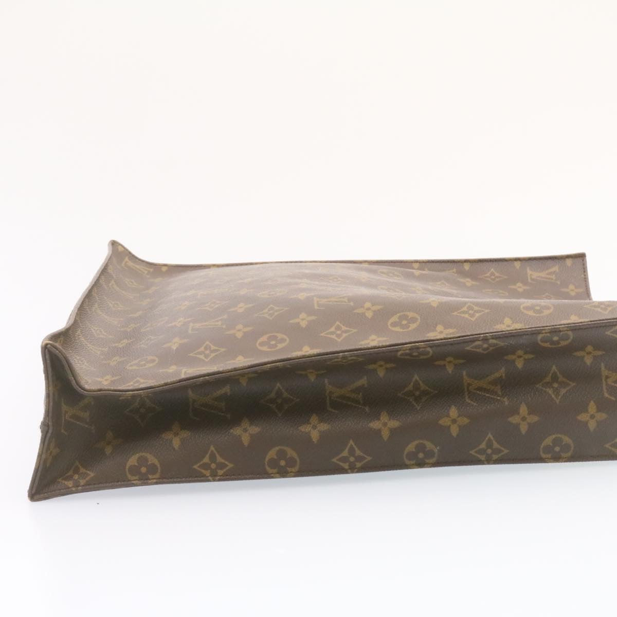 LOUIS VUITTON Monogram Sac Plat Hand Bag M51140 LV Auth am1080g