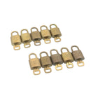 LOUIS VUITTON Padlock 10set Padlock Gold Tone LV Auth am1115g-1