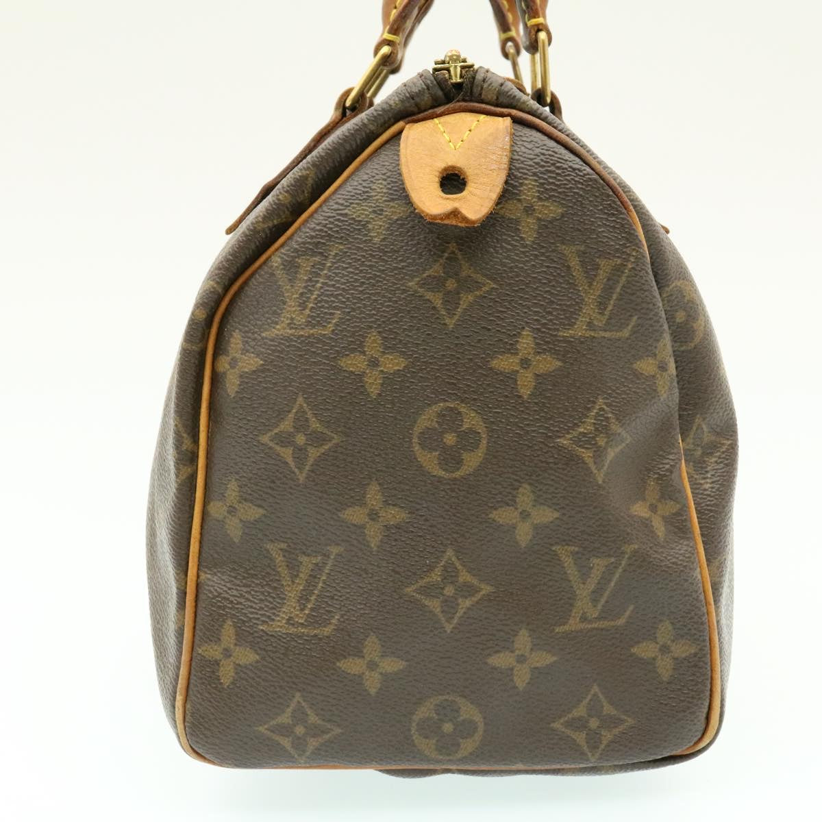 LOUIS VUITTON Monogram Speedy 25 Hand Bag M41528 LV Auth am1116g