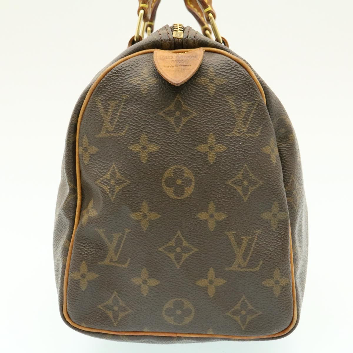 LOUIS VUITTON Monogram Speedy 25 Hand Bag M41528 LV Auth am1116g