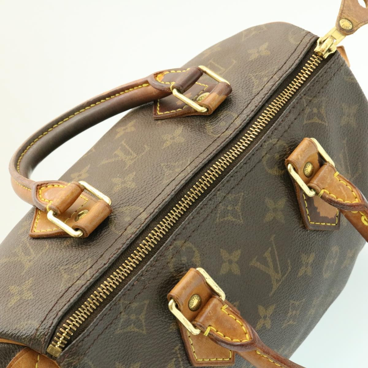 LOUIS VUITTON Monogram Speedy 25 Hand Bag M41528 LV Auth am1116g