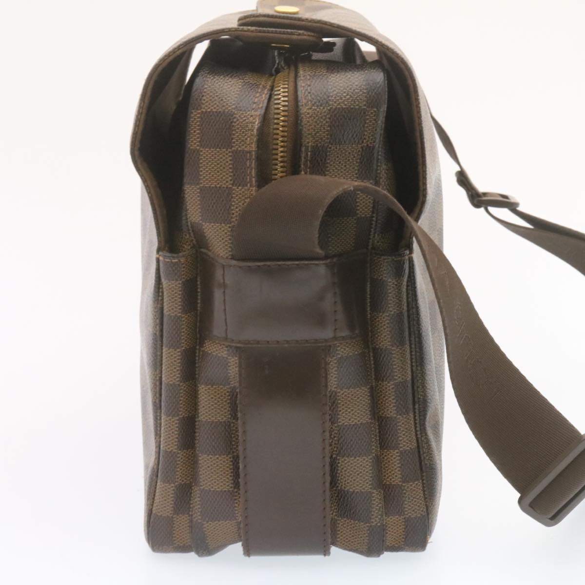 LOUIS VUITTON Damier Ebene Naviglio Shoulder Bag N45255 LV Auth am1140g