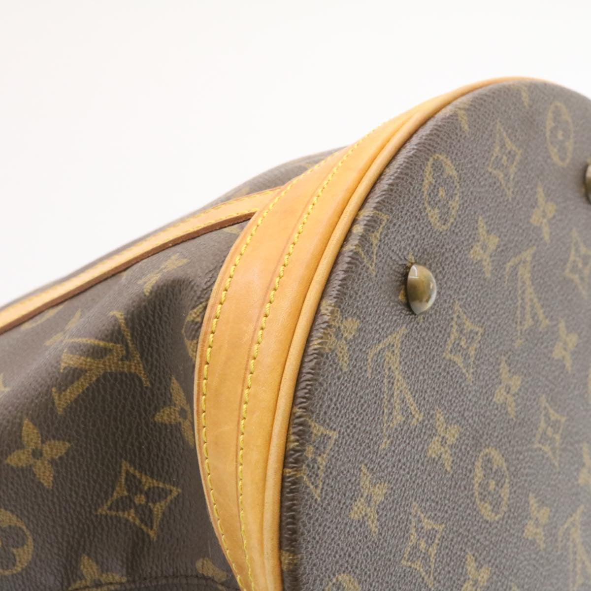 LOUIS VUITTON Monogram Bucket GM Shoulder Bag M42236 LV Auth am1207g