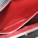 CHANEL Big Matelasse Flap Chain Shoulder Bag Lamb Skin Black Gold Auth am1276gA-21