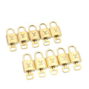 LOUIS VUITTON Padlock 10set Padlock Gold Tone LV Auth am1295g-1