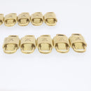 LOUIS VUITTON Padlock 10set Padlock Gold Tone LV Auth am1295g-5