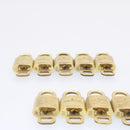 LOUIS VUITTON Padlock 10set Padlock Gold Tone LV Auth am1295g-6
