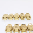 LOUIS VUITTON Padlock 10set Padlock Gold Tone LV Auth am1301g-4