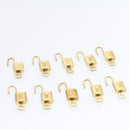 LOUIS VUITTON Padlock 10set Padlock Gold Tone LV Auth am1301g-8