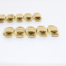 LOUIS VUITTON Padlock 10set Padlock Gold Tone LV Auth am1302g-7