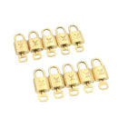 LOUIS VUITTON Padlock 10set Padlock Gold Tone LV Auth am1303g-1