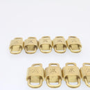 LOUIS VUITTON Padlock 10set Padlock Gold Tone LV Auth am1303g-4