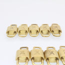 LOUIS VUITTON Padlock 10set Padlock Gold Tone LV Auth am1304g-4