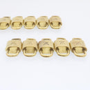 LOUIS VUITTON Padlock 10set Padlock Gold Tone LV Auth am1304g-5