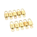 LOUIS VUITTON Padlock 10set Padlock Gold Tone LV Auth am1305g-1