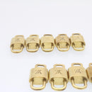 LOUIS VUITTON Padlock 10set Padlock Gold Tone LV Auth am1305g-4