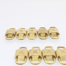 LOUIS VUITTON Padlock 10set Padlock Gold Tone LV Auth am1308g-4