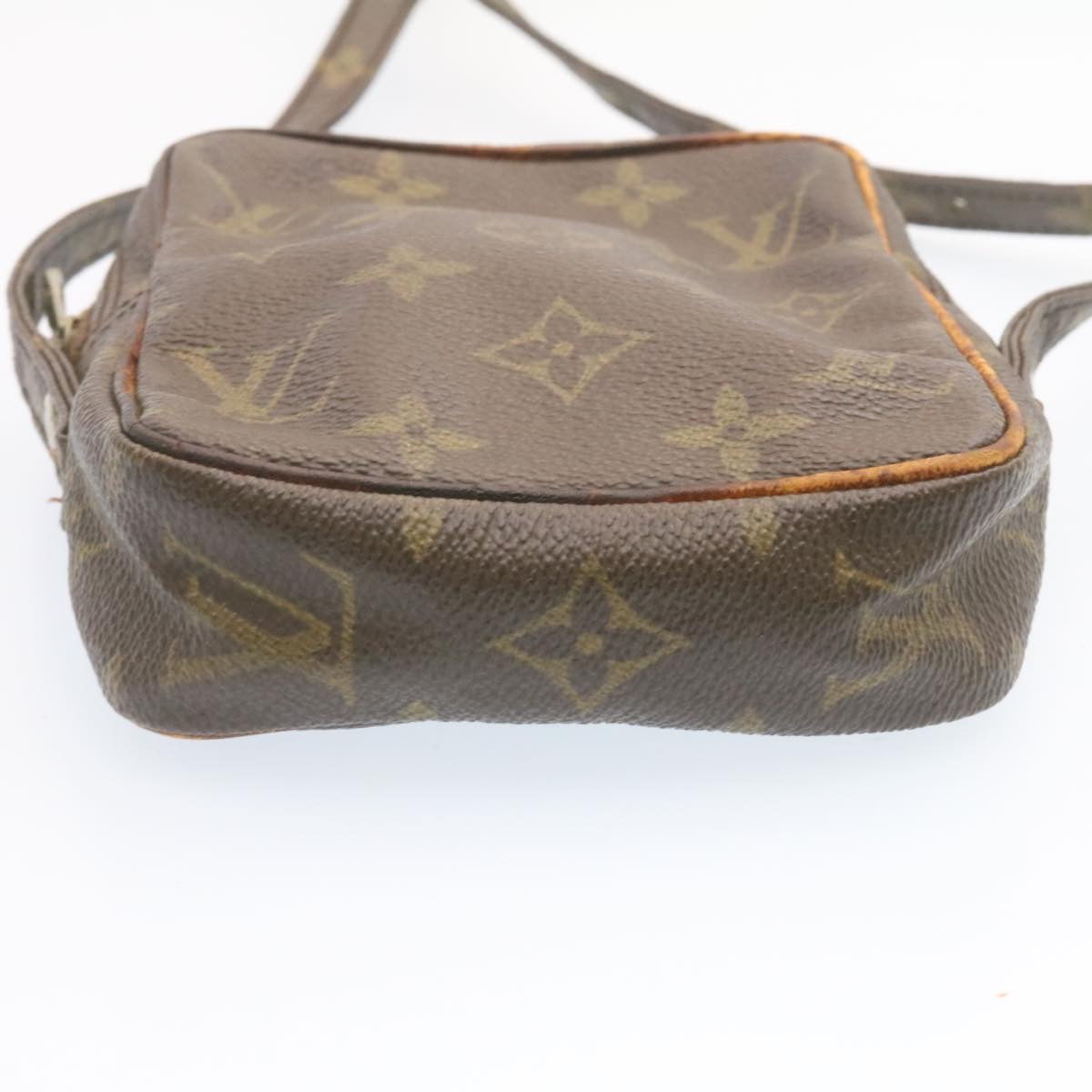 LOUIS VUITTON Monogram Mini Poche Shoulder Bag No.202 LV Auth am1338g