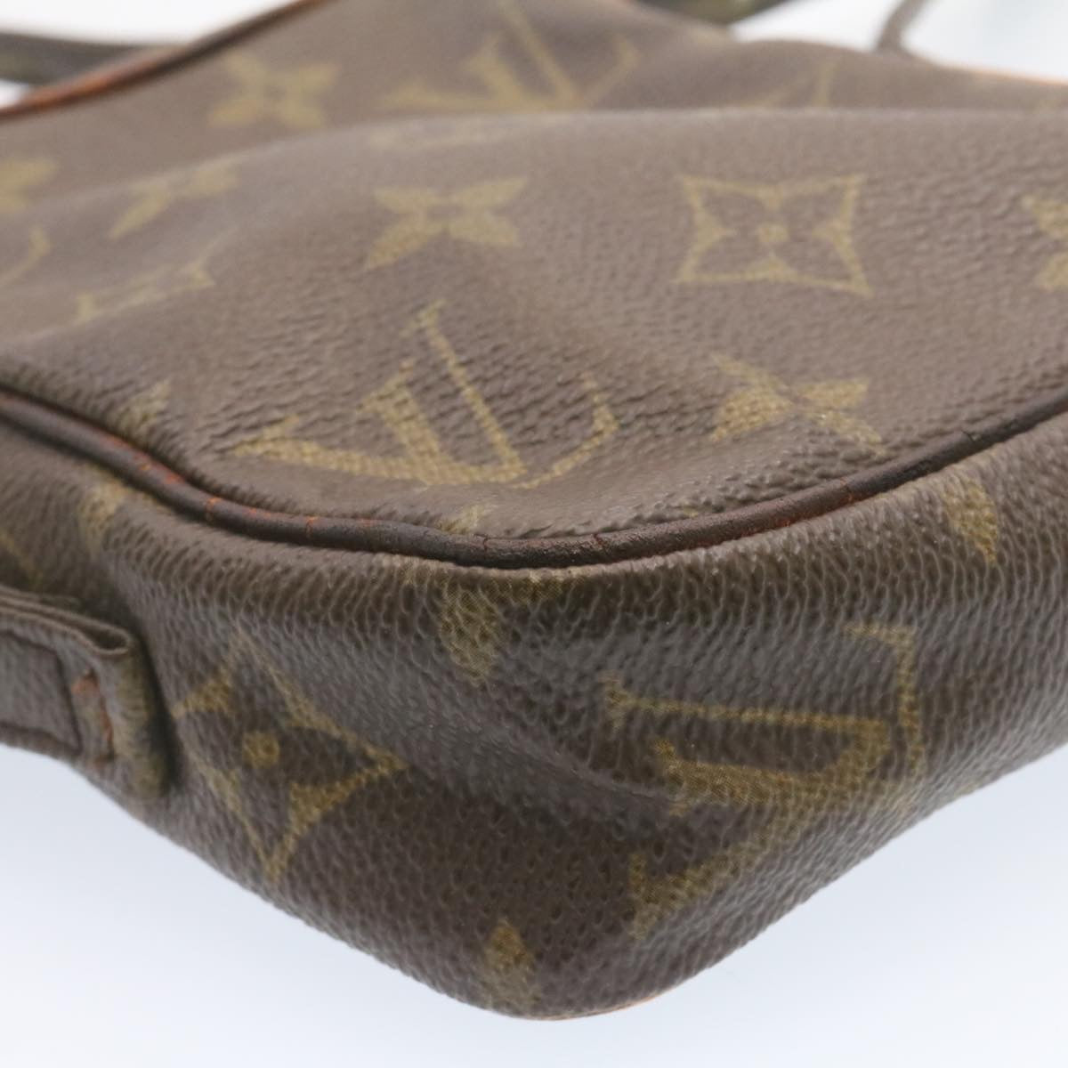 LOUIS VUITTON Monogram Mini Poche Shoulder Bag No.202 LV Auth am1338g