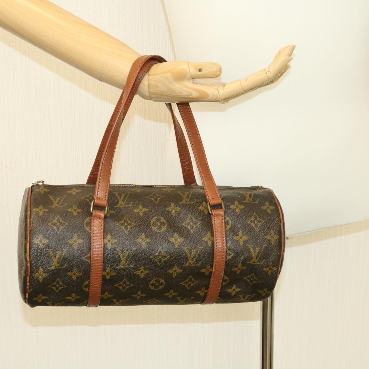 LOUIS VUITTON Monogram Papillon 30 Hand Bag Vintage M51365 LV Auth am1350g