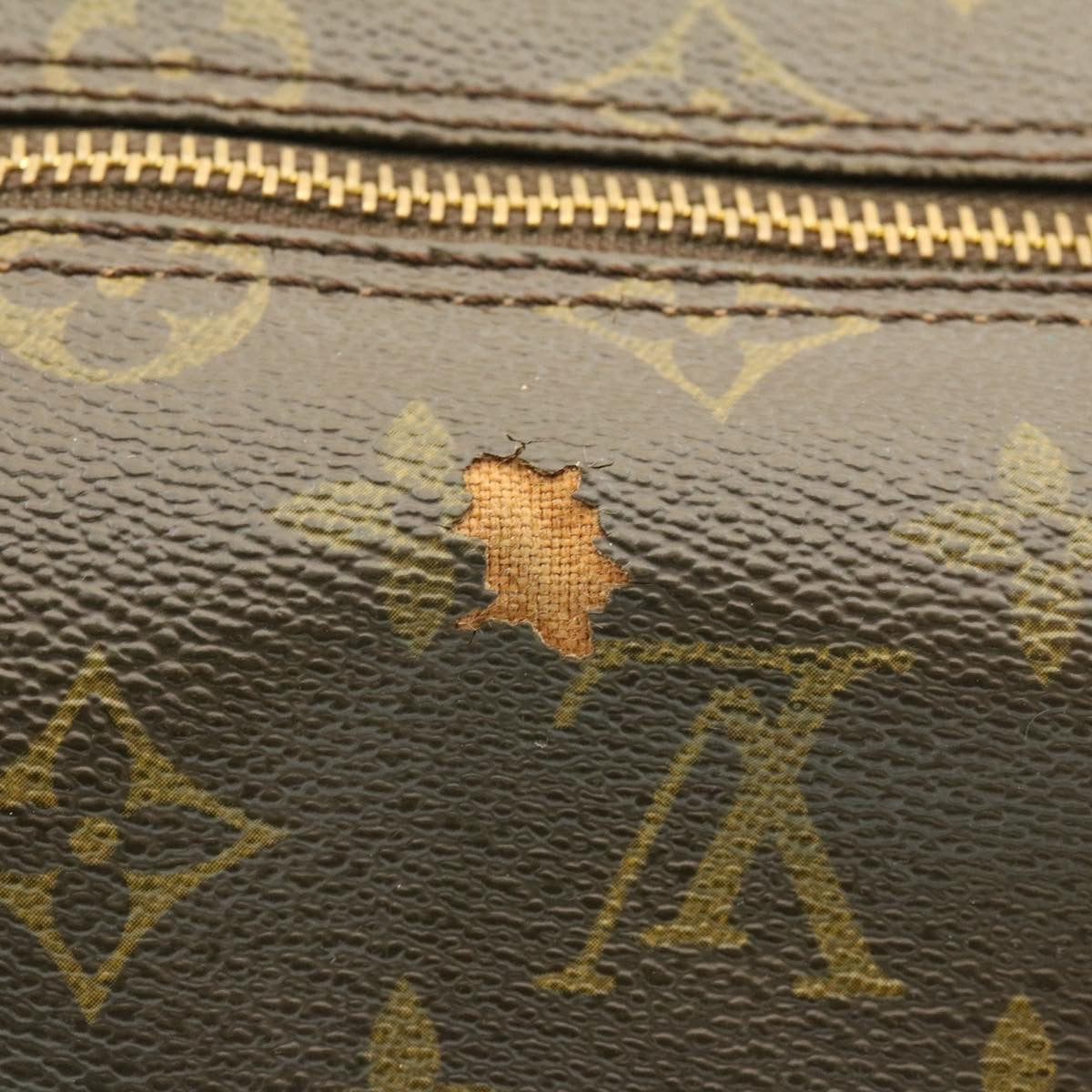 LOUIS VUITTON Monogram Papillon 26 Hand Bag M51366 Vintage LV Auth am1351g