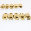 LOUIS VUITTON Padlock 10set Padlock Gold Tone LV Auth am1356g-15
