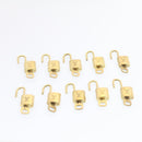 LOUIS VUITTON Padlock 10set Padlock Gold Tone LV Auth am1356g-16