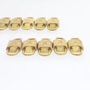 LOUIS VUITTON Padlock 10set Padlock Gold Tone LV Auth am1357g-13