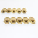 LOUIS VUITTON Padlock 10set Padlock Gold Tone LV Auth am1357g-15