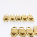 LOUIS VUITTON Padlock 10set Padlock Gold Tone LV Auth am1424g-6