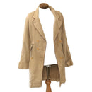 FENDI Long coat Jacket Beige Auth am1626g-1