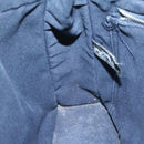 HERMES Fourre ToutPM Hand Bag Canvas Blue Navy Auth am1631g-11