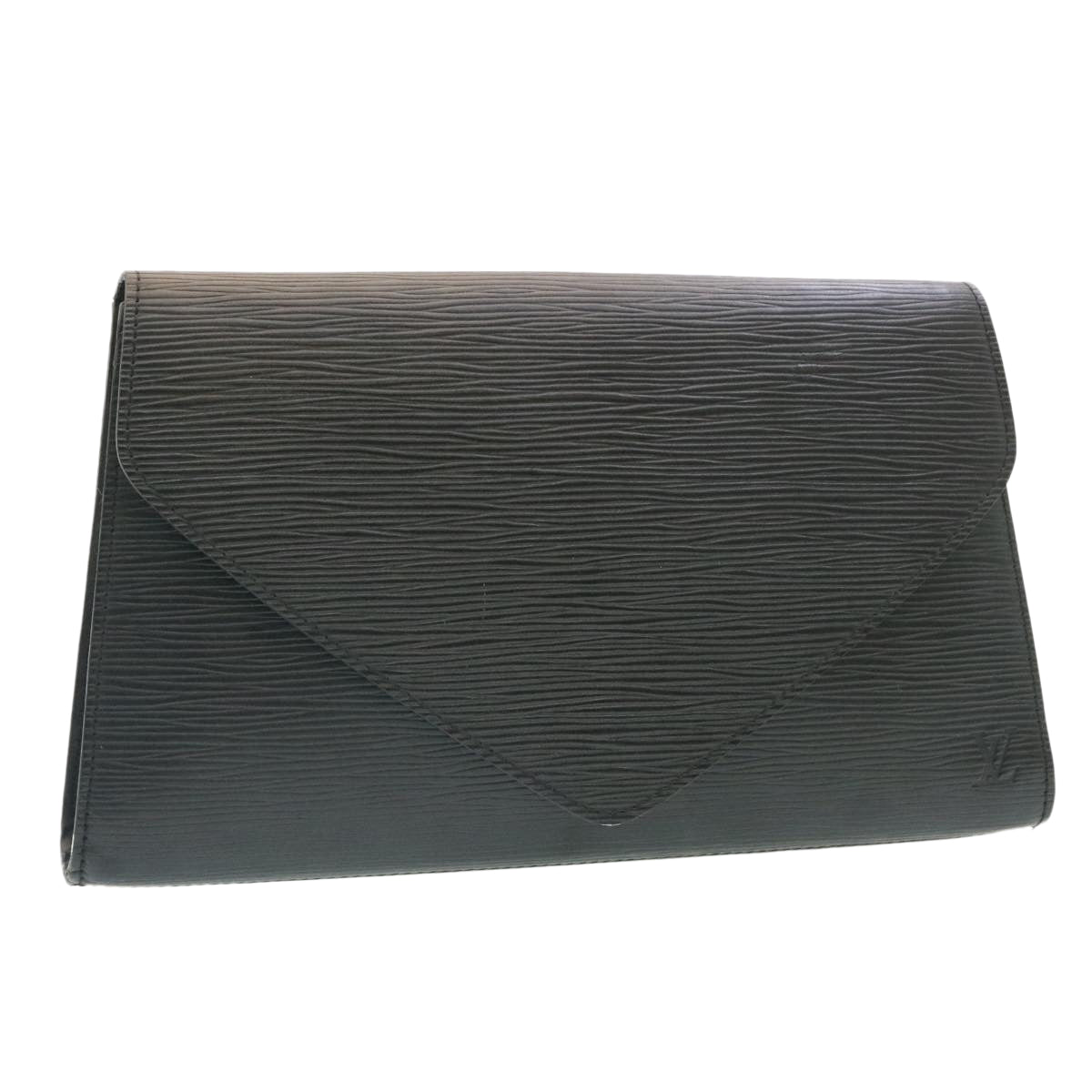 LOUIS VUITTON Epi Art Deco Clutch Bag Black M52632 LV Auth am1652g