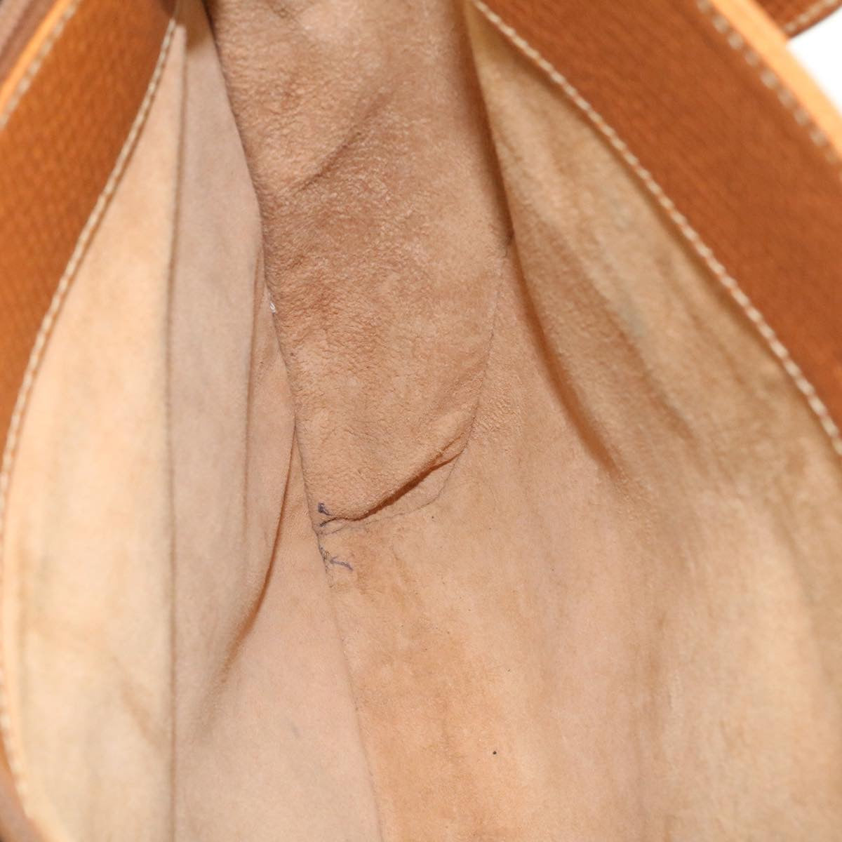 LOEWE Shoulder Bag Leather Brown Auth am1674g
