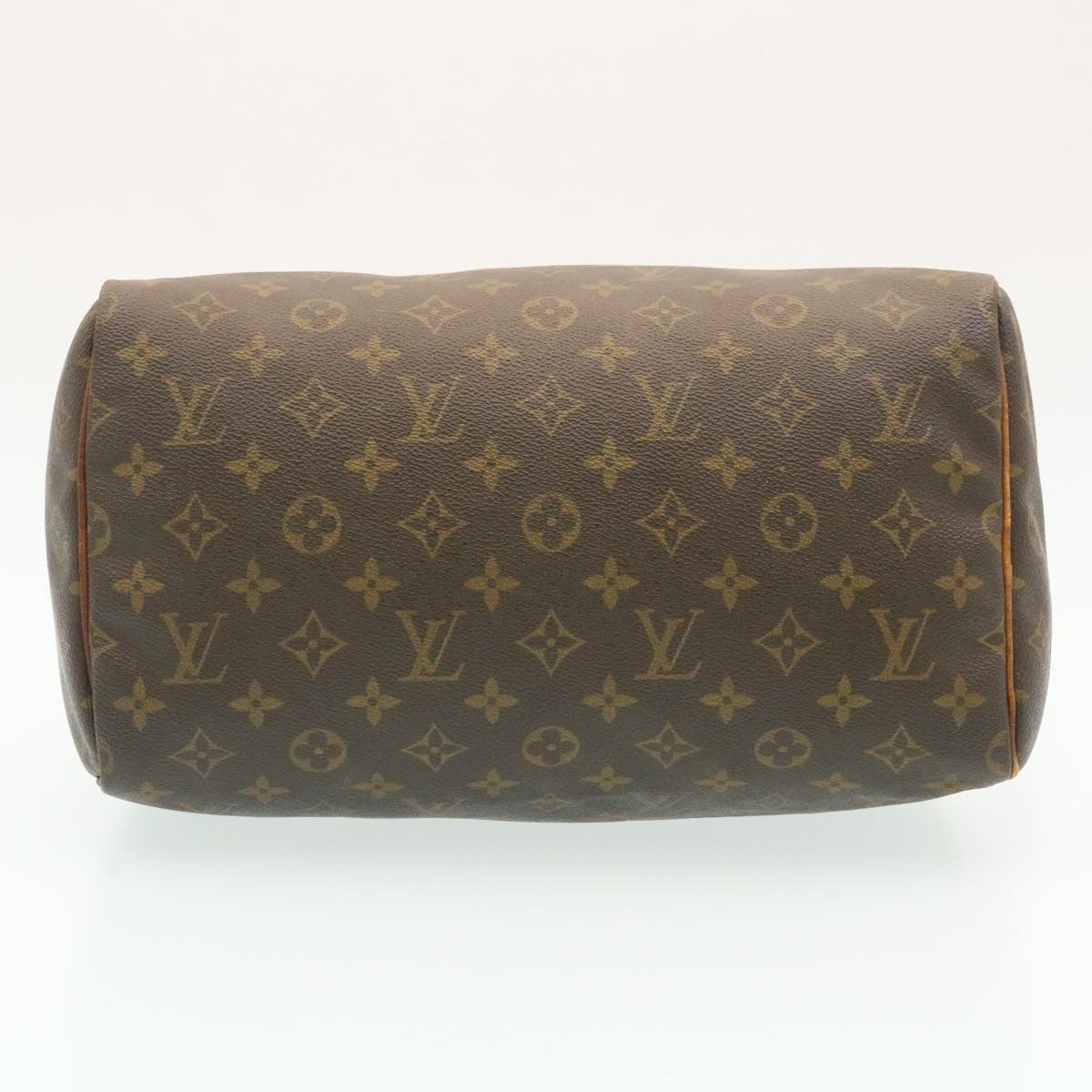 LOUIS VUITTON Monogram Speedy 30 Hand Bag M41526 LV Auth am1697g