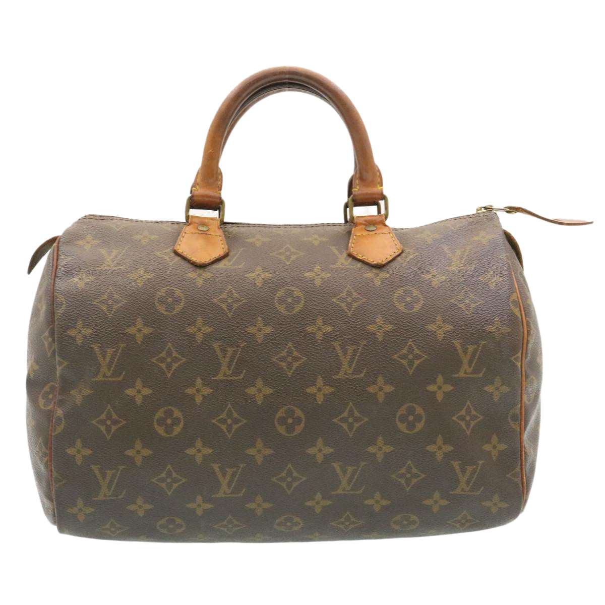 LOUIS VUITTON Monogram Speedy 30 Hand Bag M41526 LV Auth am1697g