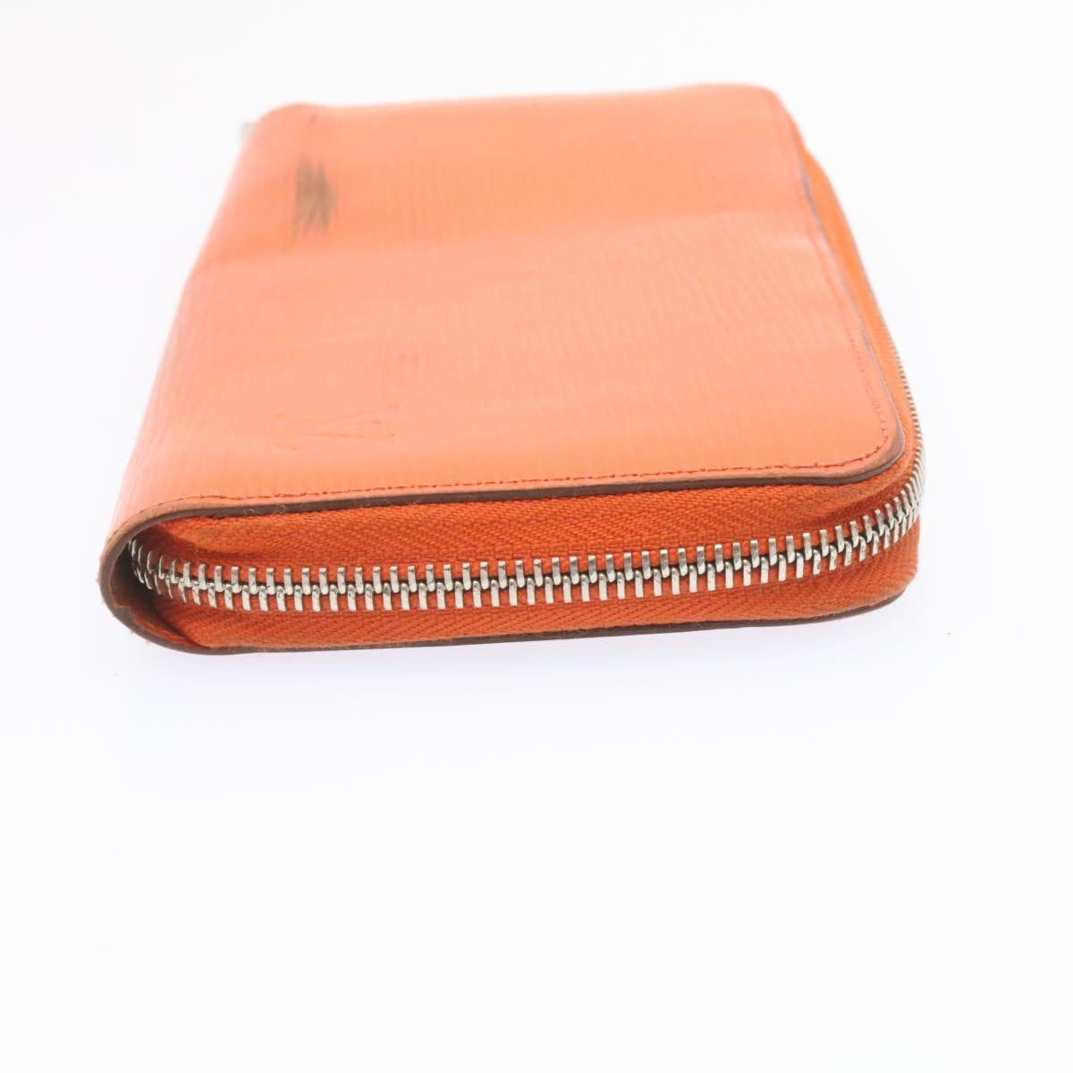 LOUIS VUITTON Epi Zippy Wallet Long Wallet Orange M60310 LV Auth am1714g