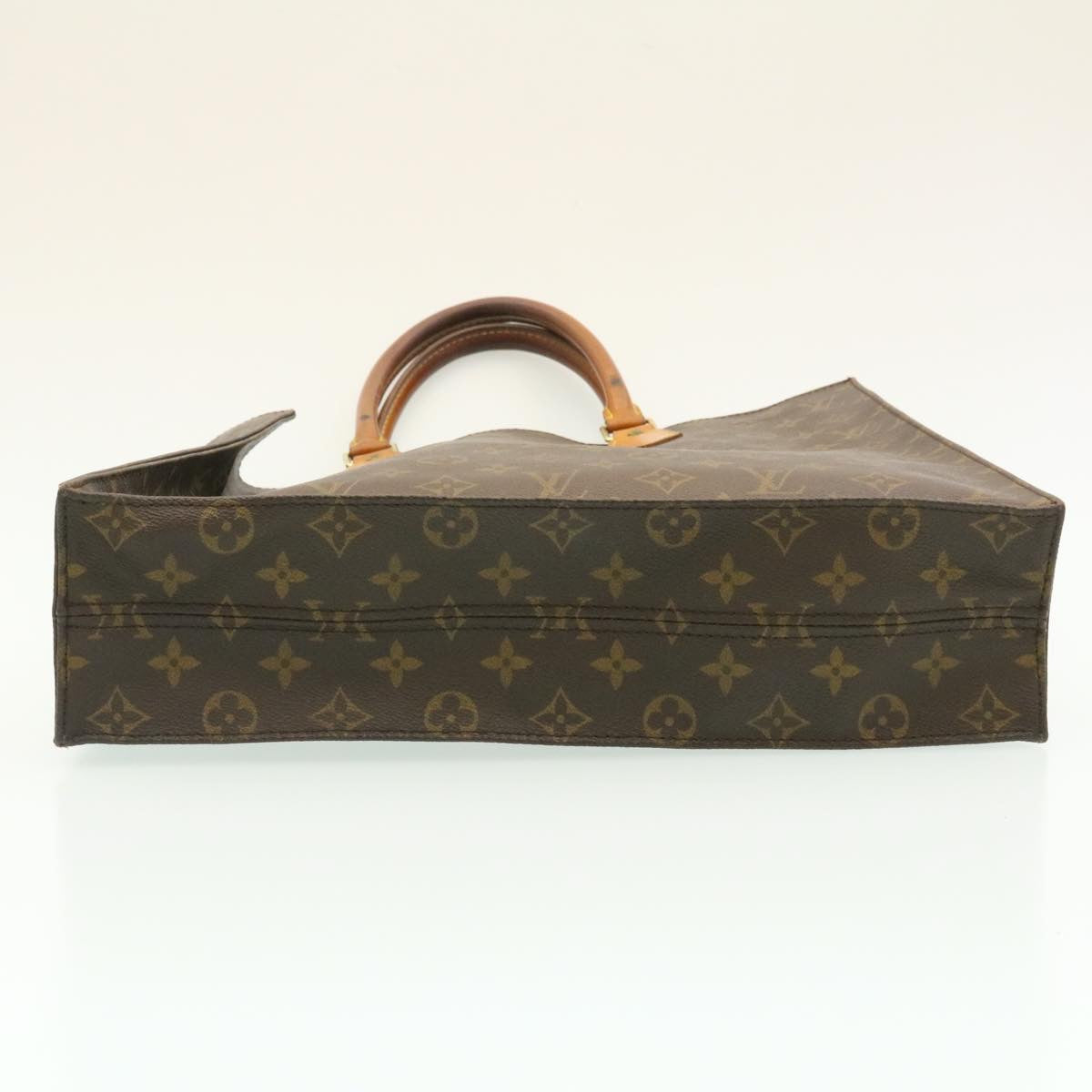 LOUIS VUITTON Monogram Sac Plat Hand Bag M51140 LV Auth am1725g