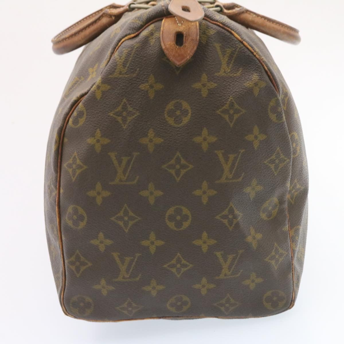 LOUIS VUITTON Monogram Speedy 35 Hand Bag M41524 LV Auth am1756g