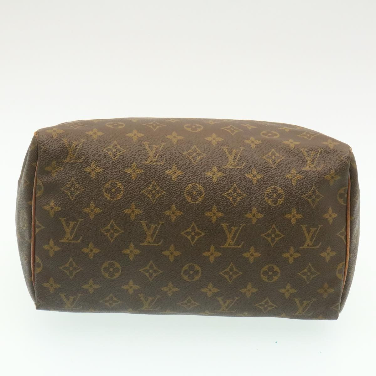 LOUIS VUITTON Monogram Speedy 30 Hand Bag Vintage M41526 LV Auth am1779g