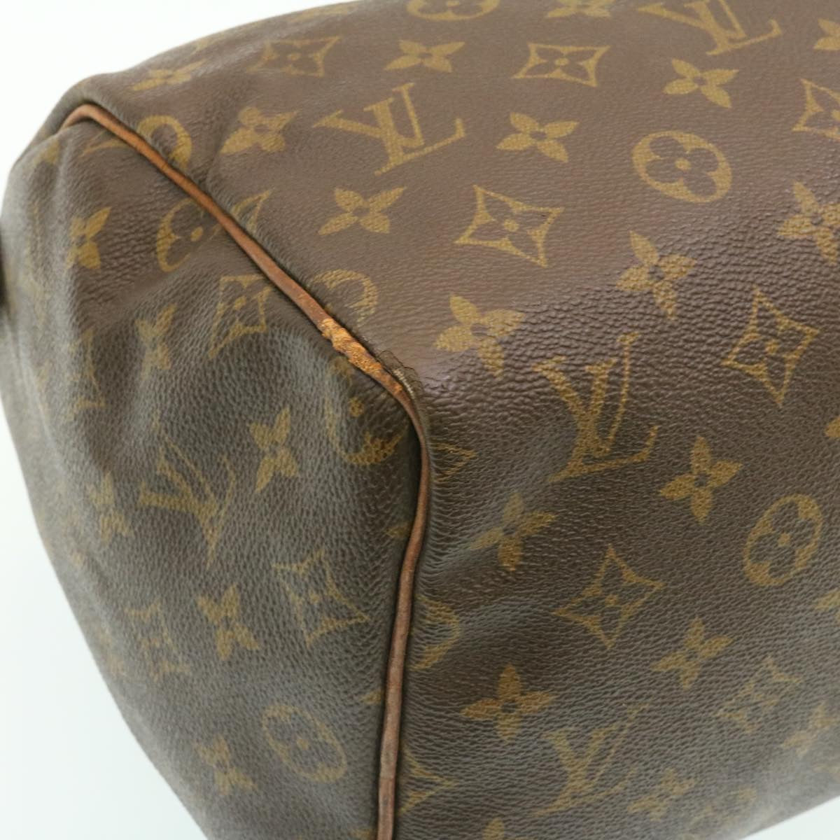 LOUIS VUITTON Monogram Speedy 30 Hand Bag Vintage M41526 LV Auth am1779g