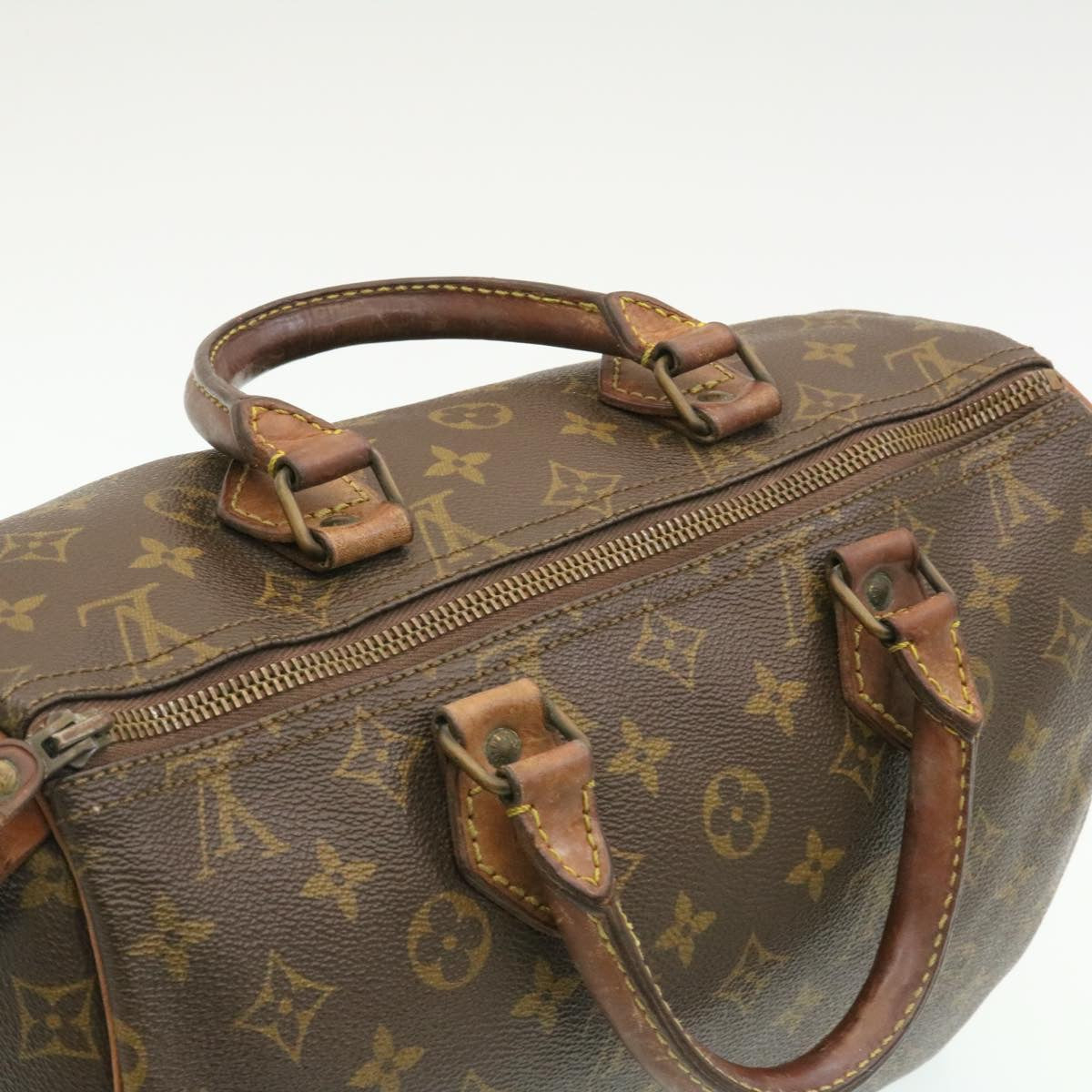 LOUIS VUITTON Monogram Speedy 30 Hand Bag Vintage M41526 LV Auth am1779g