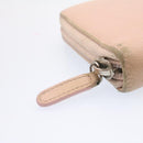 CHANEL Camelia Zip Around Wallet Leather Pink CC Auth am1797g-13