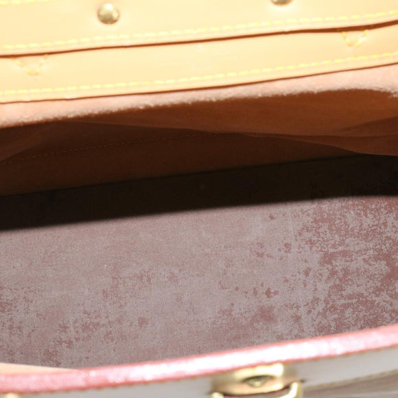 LOUIS VUITTON Epi Steamer Bag Boston Bag Beige LV Auth am1805g