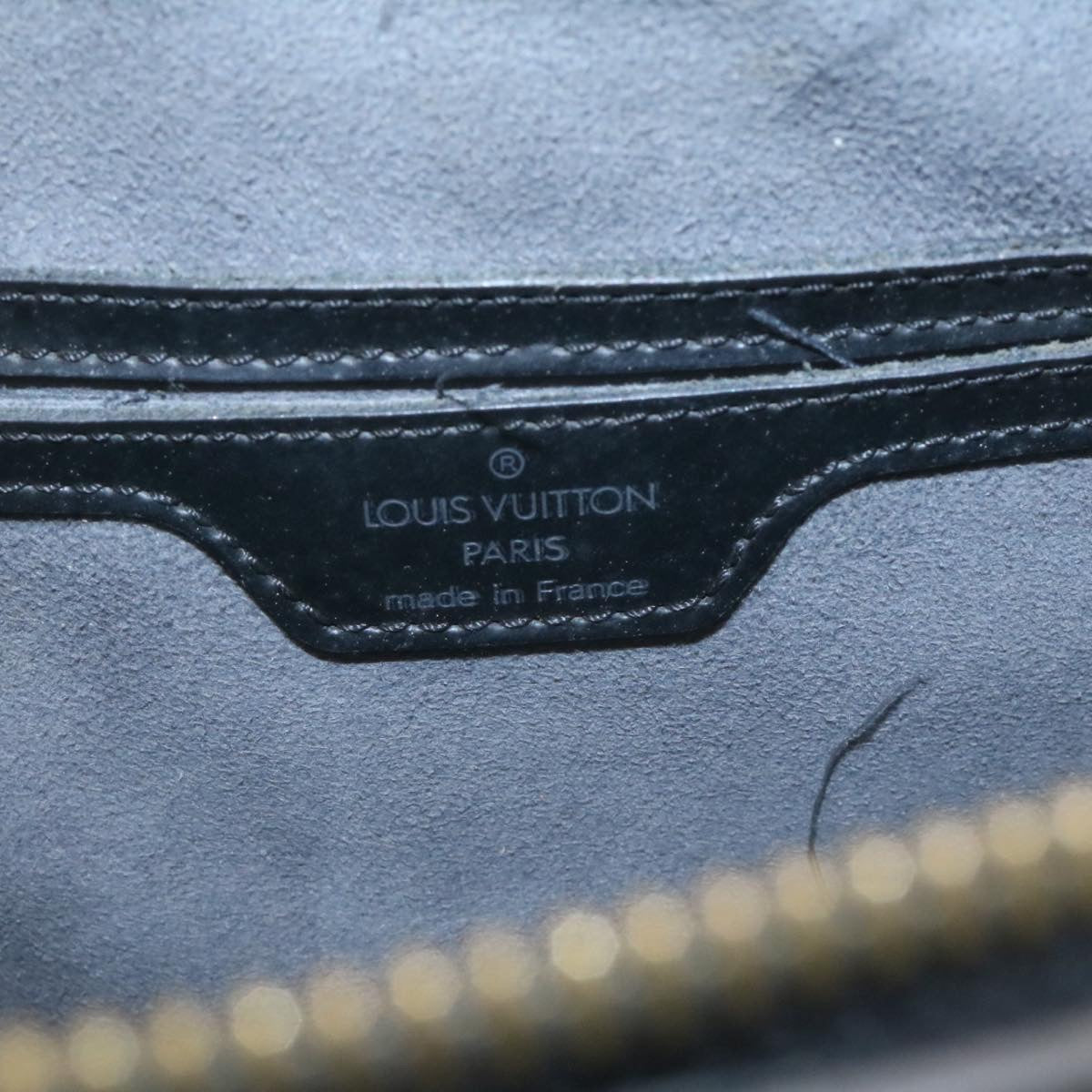 LOUIS VUITTON Epi Soufflot Hand Bag Black M52222 LV Auth am1856g