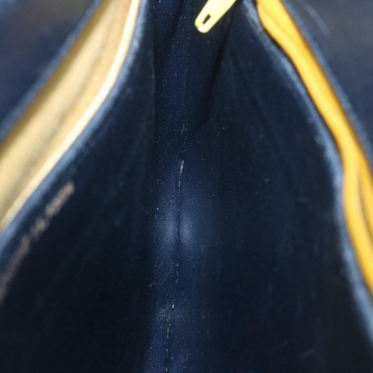 Christian Dior Trotter Canvas Shoulder Bag PVC Leather Blue Auth am1903g