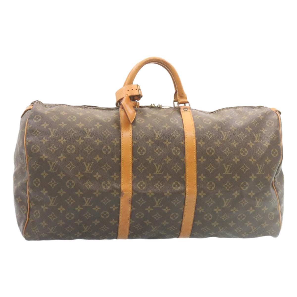 LOUIS VUITTON Monogram Keepall 60 Boston Bag M41422 LV Auth am1931g